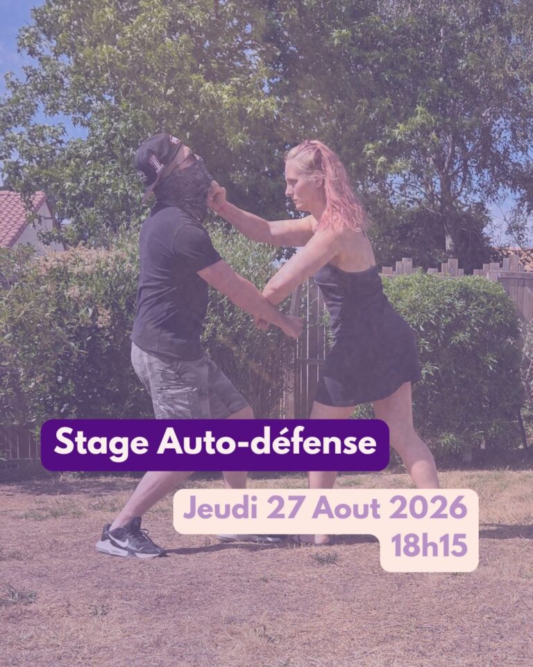 Stage autodéfense Krav maga 27 aout 2026 a la bulle aerienne